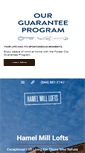 Mobile Screenshot of hamelmilllofts.com